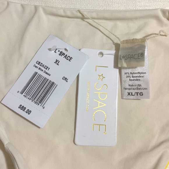 L*SPACE Women's DANI BTTM CLASSIC String Bikini Bottom Size XL - Picture 3 of 5
